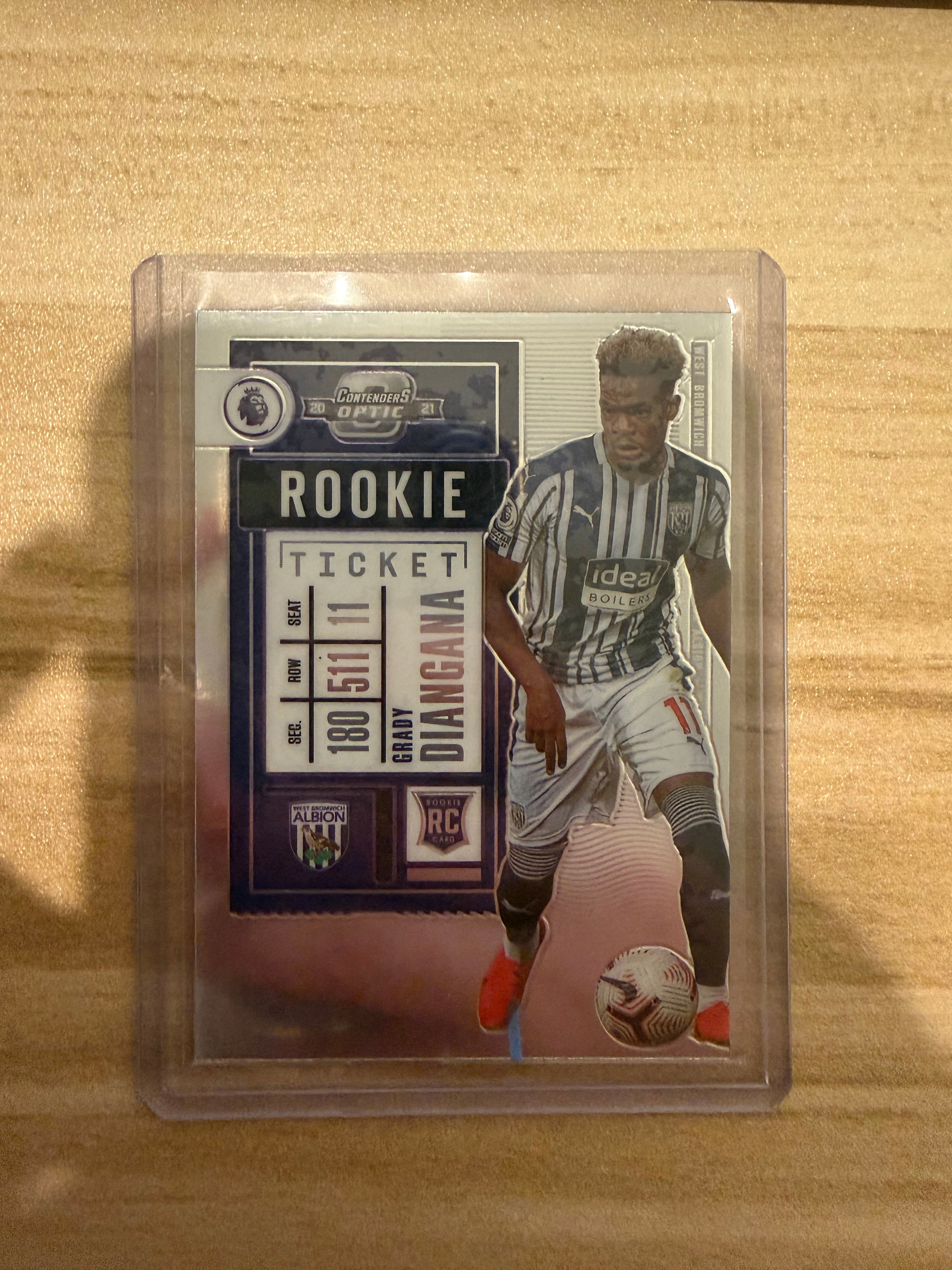 Grady Diangana Rookie Ticket West Brom Card
