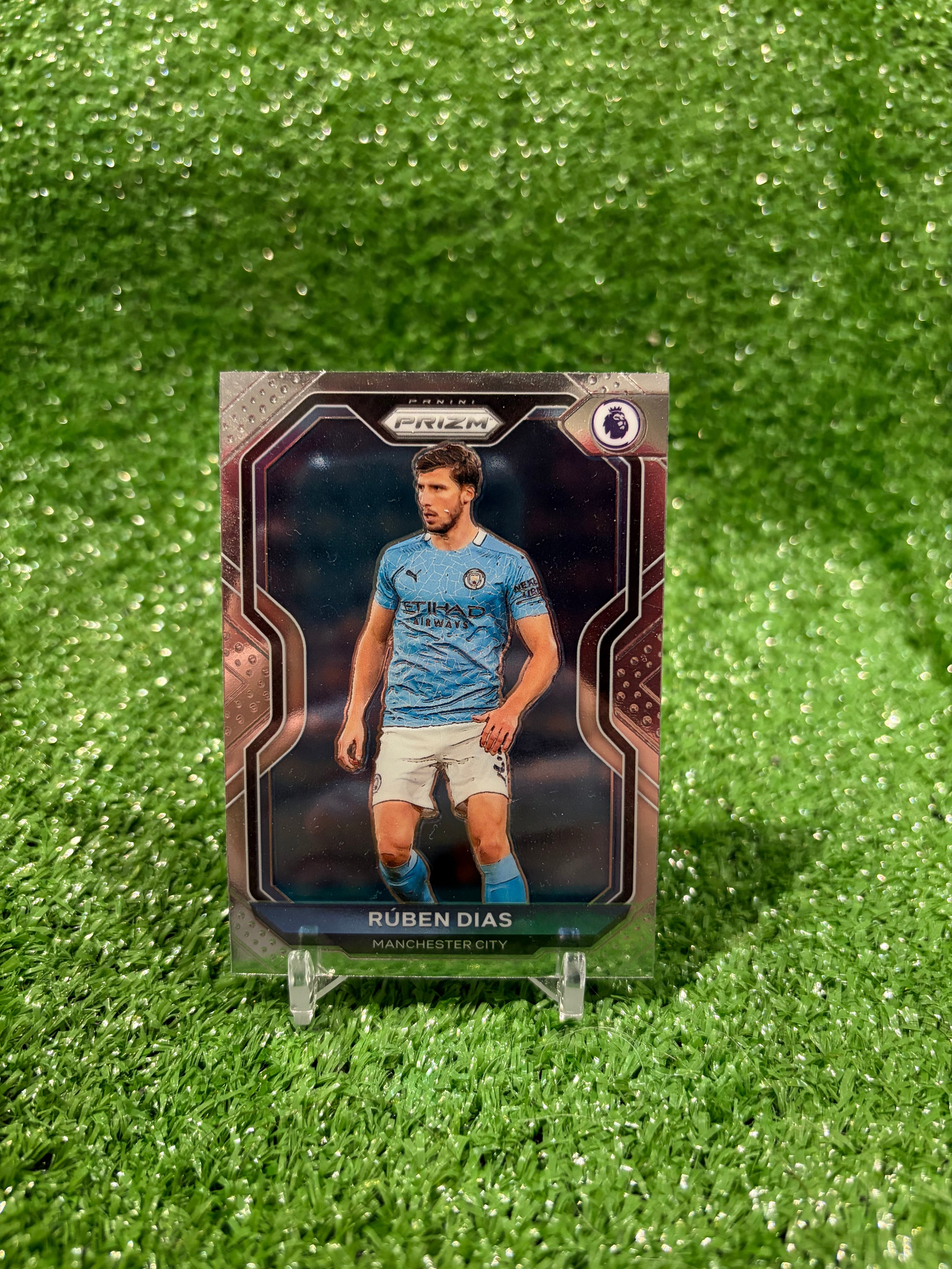 Ruben Dias Manchester City Prizm Football Card