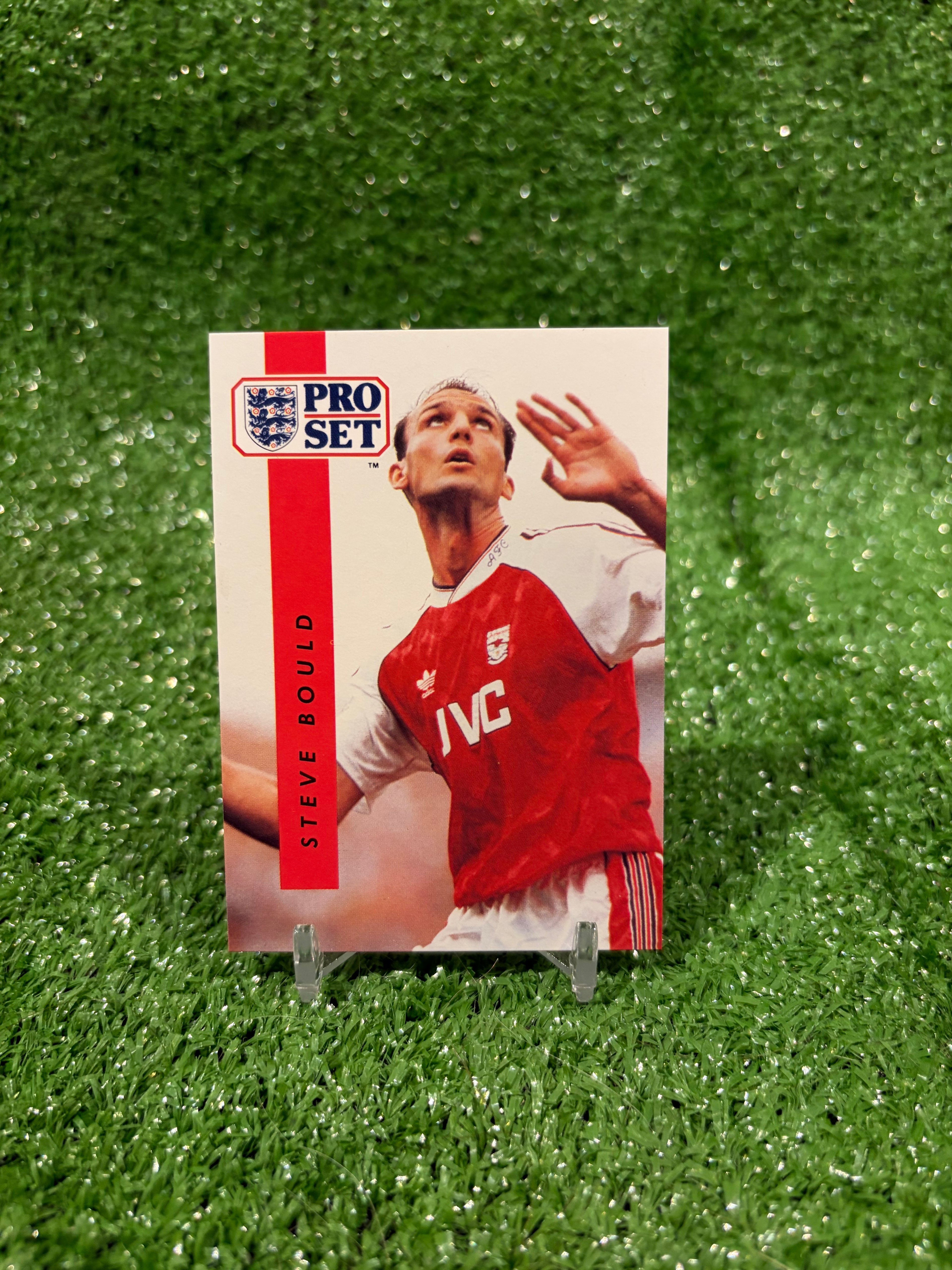 Steve Bould Arsenal Pro Set Football Card